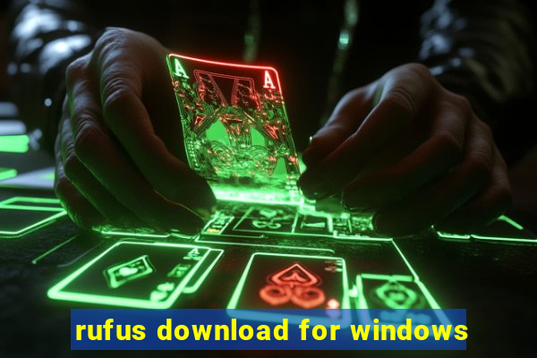 rufus download for windows